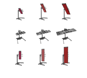 Electric Dual-Arm Red Light Therapy Panel Stand